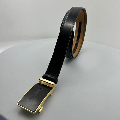 Tucci Di Lusso Handmade Ratchet Mens Luxury Slide Leather Smart Belts