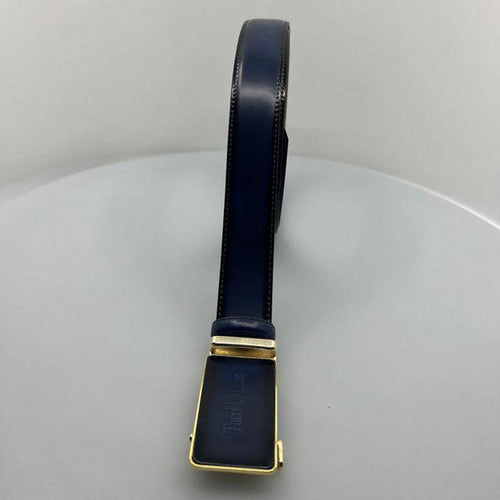 Tucci Di Lusso Handmade Ratchet Mens Luxury Slide Leather Smart Belts