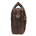 TucciPolo 7388R Real Leather Multi-function Briefcase Laptop Bag