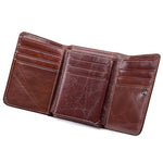TucciPolo R-8106B Mens Hot Selling High Quality Real Cow Leather Wallet with Coin Pocket