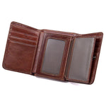 TucciPolo R-8106B Mens Hot Selling High Quality Real Cow Leather Wallet with Coin Pocket