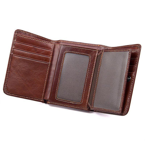TucciPolo R-8106B Mens Hot Selling High Quality Real Cow Leather Wallet with Coin Pocket