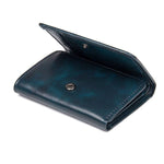 TucciPolo R-8177K Mens Hot Selling Dark Blue RFID Wallet Handmade Pocket Money Holder