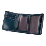 TucciPolo R-8177K Mens Hot Selling Dark Blue RFID Wallet Handmade Pocket Money Holder