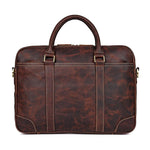 TucciPolo 7349Q Vintage Cow Leather 15 Inches Laptop Bag for Men