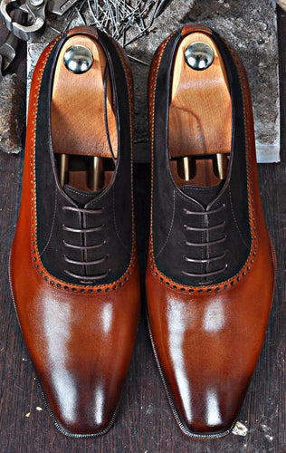 TucciPolo Mono-BR Mens Handmade Elegant Style Italian Leather Luxury Fashion Dress Shoe