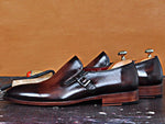 TucciPolo Paulo-B Mens Single Buckle Handmade Luxury Leather  Shoe