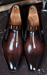 TucciPolo Paulo-B Mens Single Buckle Handmade Luxury Leather  Shoe