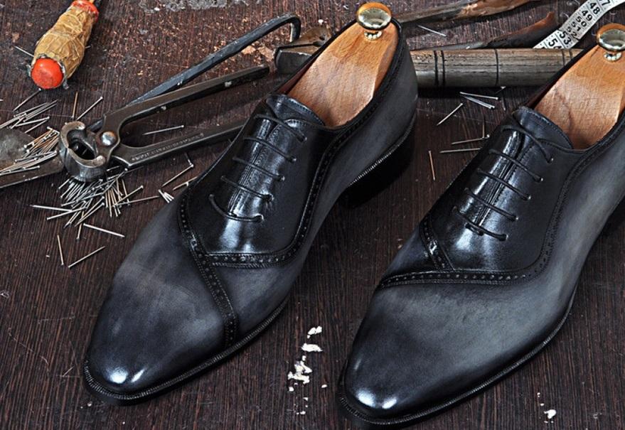Wholesale Clafskin Leather Luxury Designer Replica Shoes Men