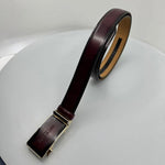 Tucci Di Lusso Mens belts, Handmade Smart Belts, Italian Leather Ratchet Slide Adjustable Dress and Casual Belts for Men