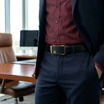 Tucci Di Lusso Limited Edition Handmade Luxury Italian Leather Ratchet Slide Smart Belts for Men. Unique Gift for Him