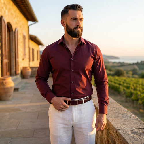 Tucci Di Lusso Limited Edition Handmade Luxury Italian Leather Ratchet Slide Smart Belts for Men. Unique Gift for Him