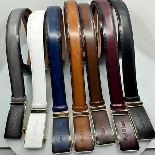 Premium 2024 Italian Leather Handmade Ratchet Smart Belt for Men. Unique Gift for Him (Copy)