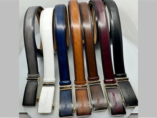 Premium 2024 Italian Leather Handmade Ratchet Smart Belt for Men. Unique Gift for Him (Copy)