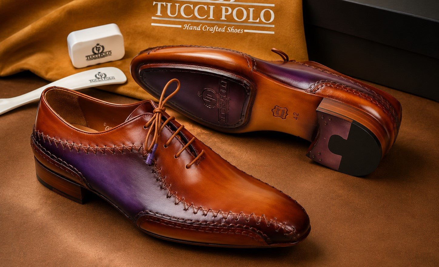 polo dress shoes Ralph Lauren Asher Cap Toe Oxfords and leather Polo Ralph Lauren Men's Rhett