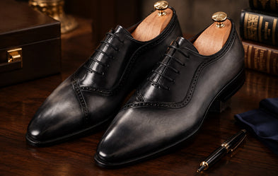 TucciPolo Relo-G Handmade Lace-up Calfskin Luxury Mens Italian Leather Shoe