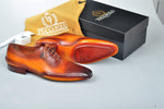 Special Edition TucciPolo Burnish Tan & Prestigiously Designed HandWelted Oxford Mens Luxury Shoes