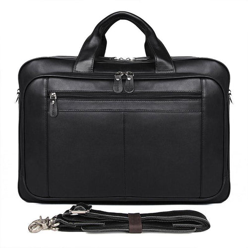 Tuccipolo 7320a black real cowhide hot selling laptop briefcase for me