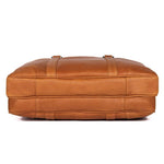 TucciPolo 7348B-2 Bright Brown Genuine Cowhide Men's Laptop Briefcase handbag