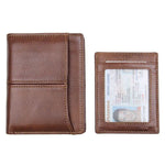 TucciPolo R-8107-2B Mens Real Cow Leather Wallet with Men's Card Holder and RFID ID Holder