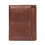 TucciPolo R-8107-2B Mens Real Cow Leather Wallet with Men's Card Holder and RFID ID Holder