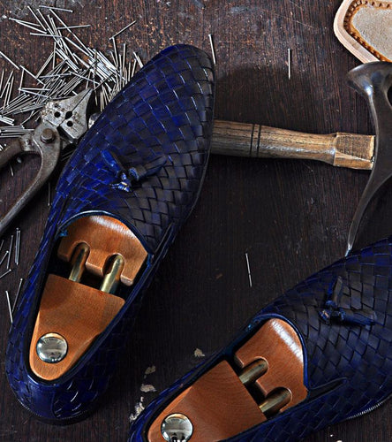 TucciPolo Borlo NN Handmade Italian Leather Luxury Loafer Tassels Shoe for Men