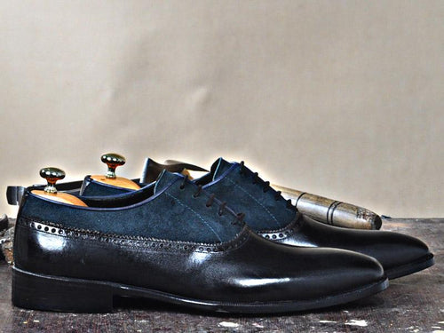 TucciPolo Mono-BB Handmade Oxford Italian Leather Mens Luxury Fashion Dress Shoe