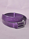 TucciPolo Purple Bleached Style Handmade Mens Leather Luxury Belt