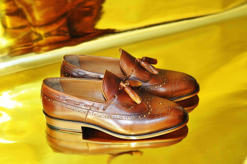 Tuccipolo mens brown loafers style luxury