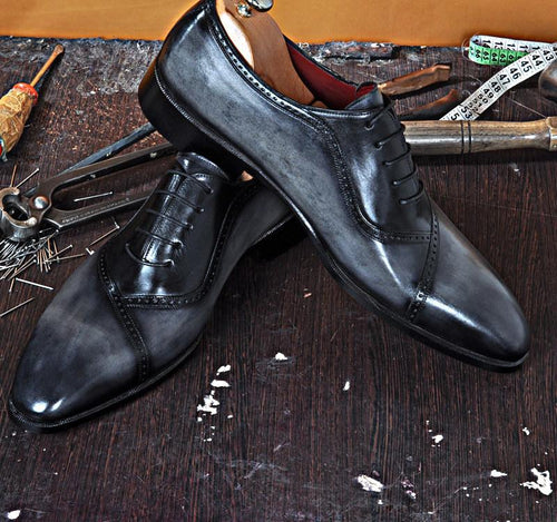 mens italian leather dress shoes TucciPolo Tobacco HandWelted Wingtip Oxford Handmade Luxury Medium (D) / 11.5 Versatile Design Mens Vintage Brown Italian Leather