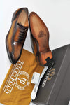 TucciPolo Kesington-TP Handmade Luxury Mens Brown Italian Leather Shoe